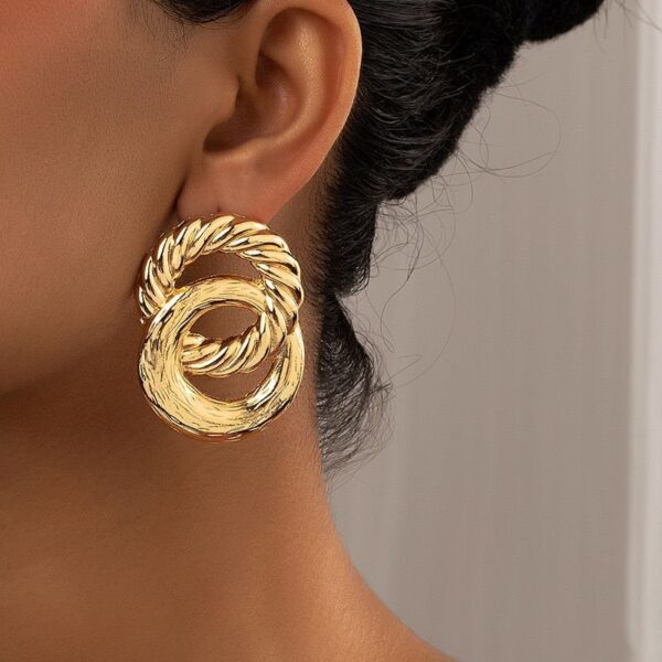 F. Double Aura Earrings
