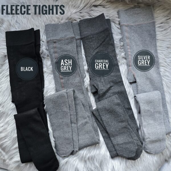 Fleece Tights: Shades of Grey