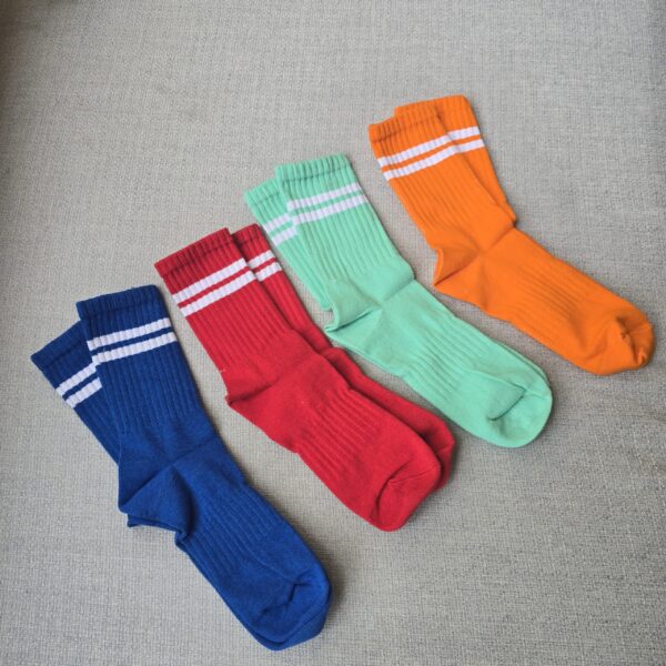 Z. Colorful Stripped Socks