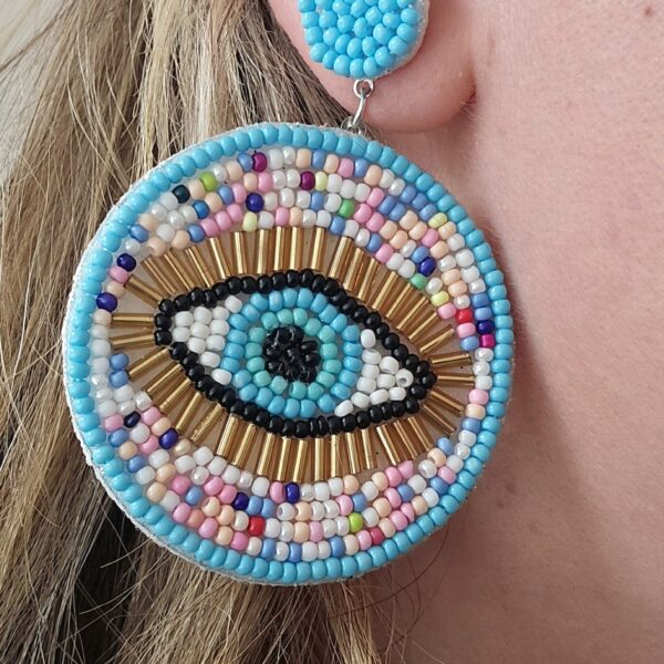 Nazar Beaded Earrings