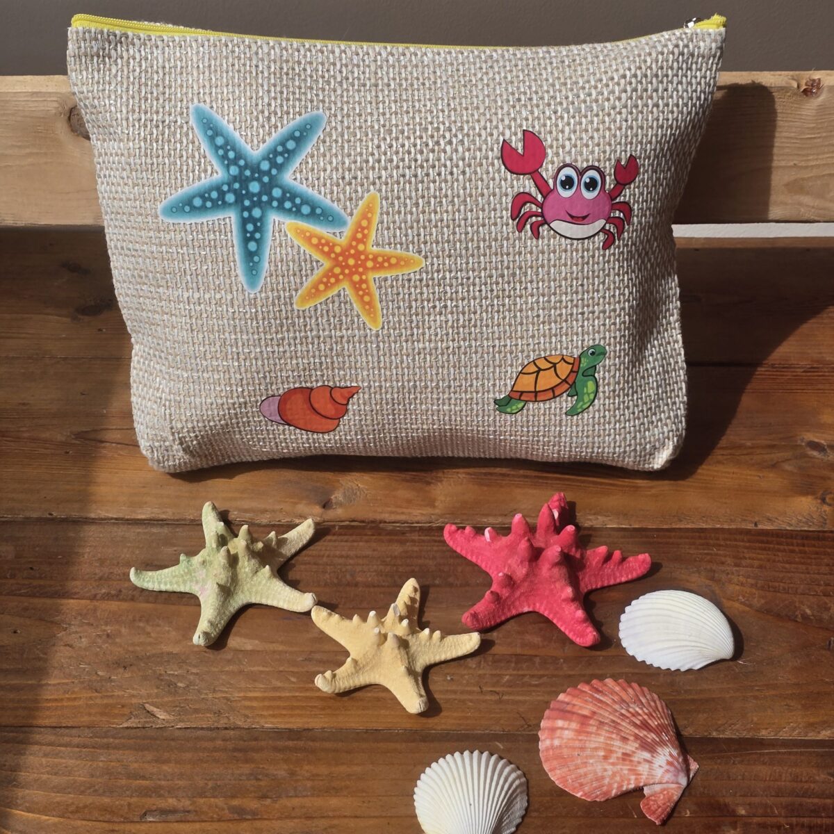Beach Pouch: Starfish