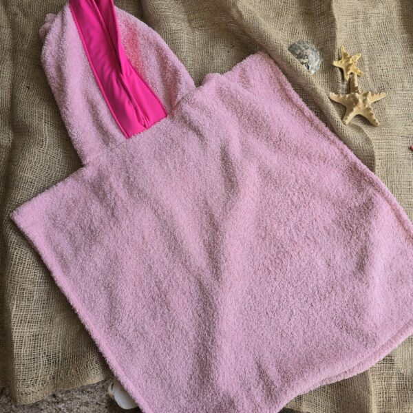 Poncho Towel: Fluo Pink