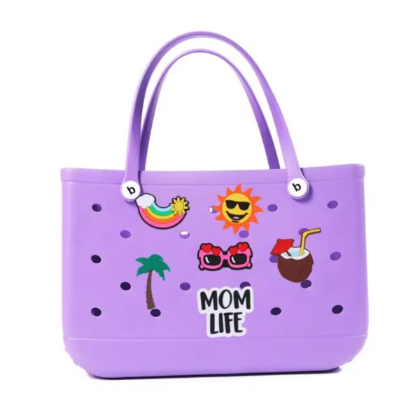 Rubbery Flex Bags: Light Purple