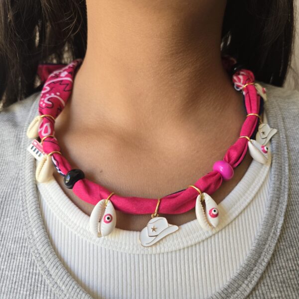 B. Bandana Necklaces: Boho Shells