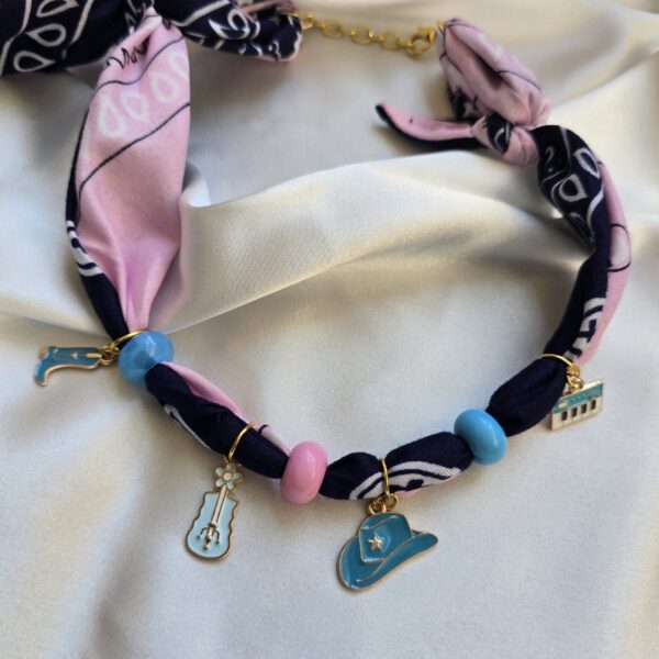B. Bandana Necklaces: Howdy Blue