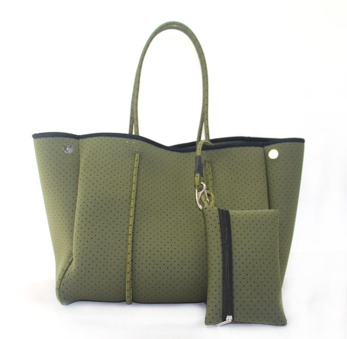 A. Cosmic Tote Bag: Olive Green