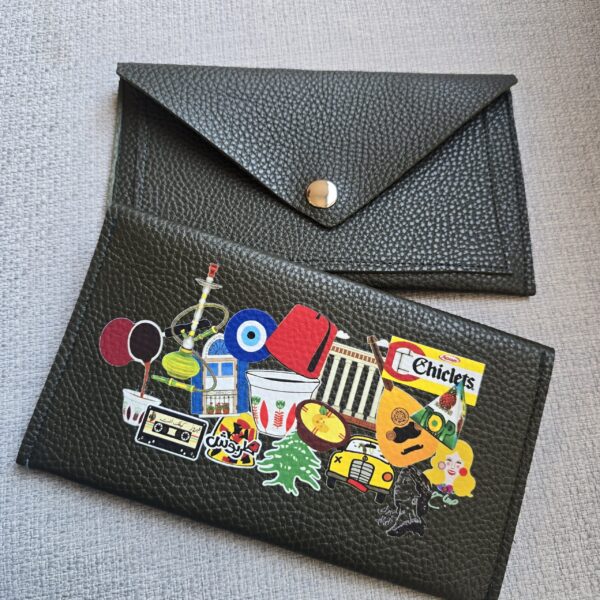 Z. 3al Lebnene Wallets: Lebanese Nostalgia (Olive)