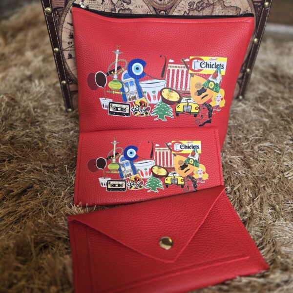 A. Lebanese Nostalgia: set of 2 (pouch & Wallet)