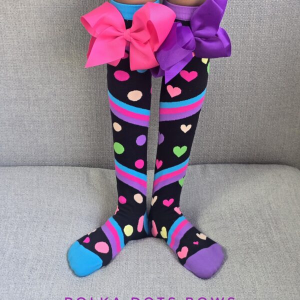 Funny Socks: Polka Dots Bows
