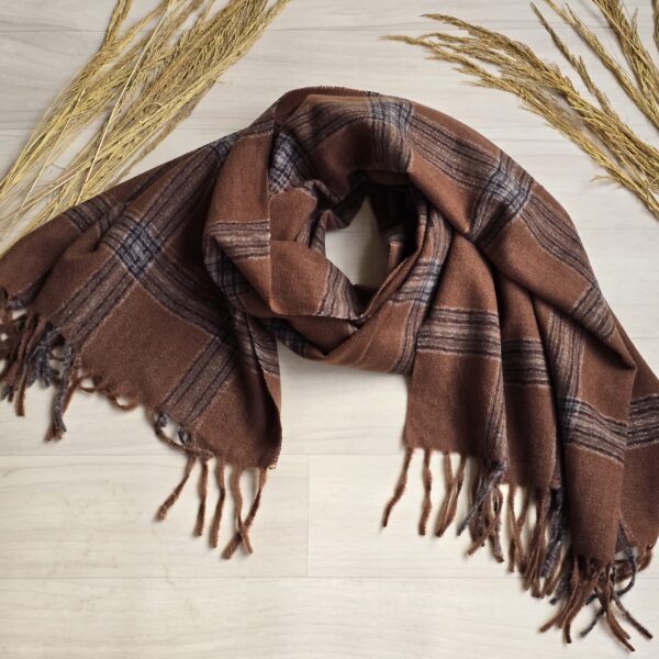 Plaid Scarf: Chestnut Plaid