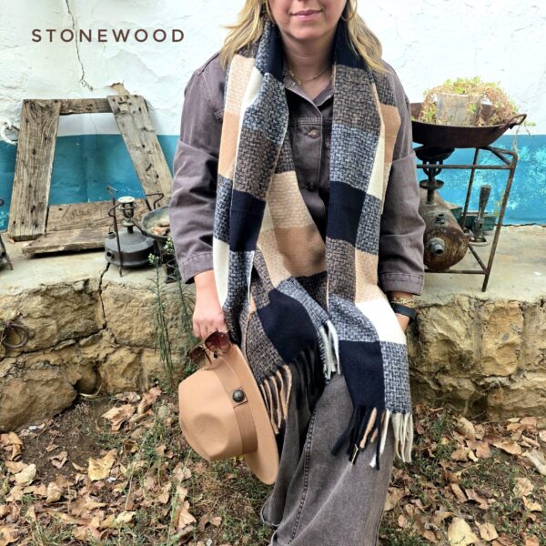 Plaid Scarves: Stonewood