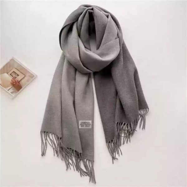 Double Sided Scarf: Shades of Grey