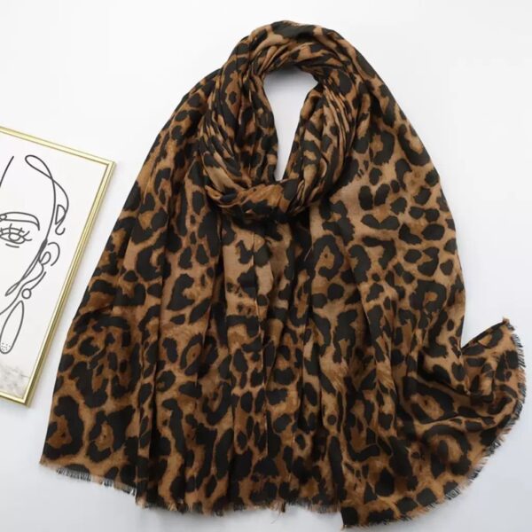 A. Leopard Soft Scarf