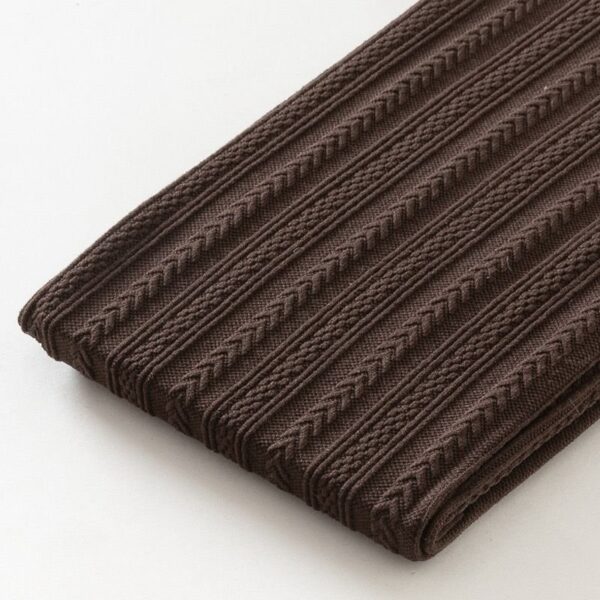 A. Textured Tights: Brownish