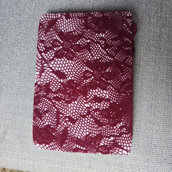 Dolly Burgundy Lace Tights