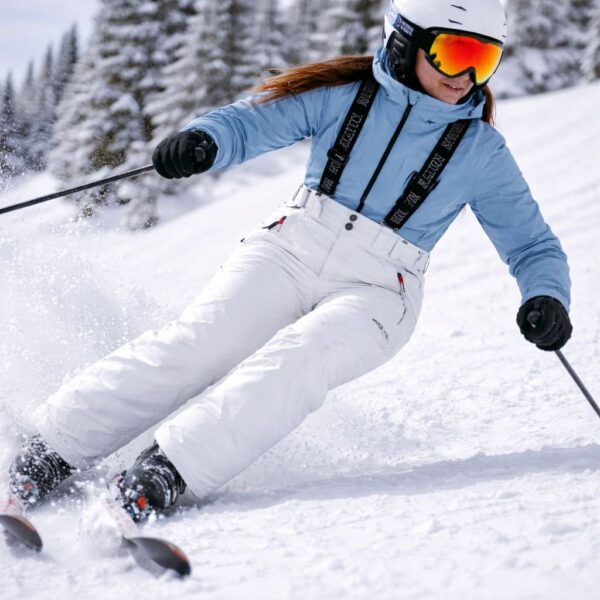 A. Women’s Insulated Snow Overalls - (Off-White)