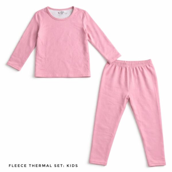 B. Kids Fleece Thermal Set: Pink