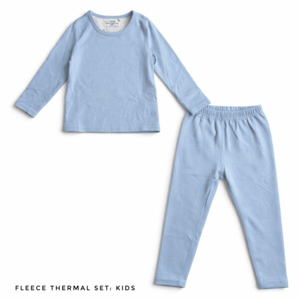 B. Kids Fleece Thermal Set: Blue