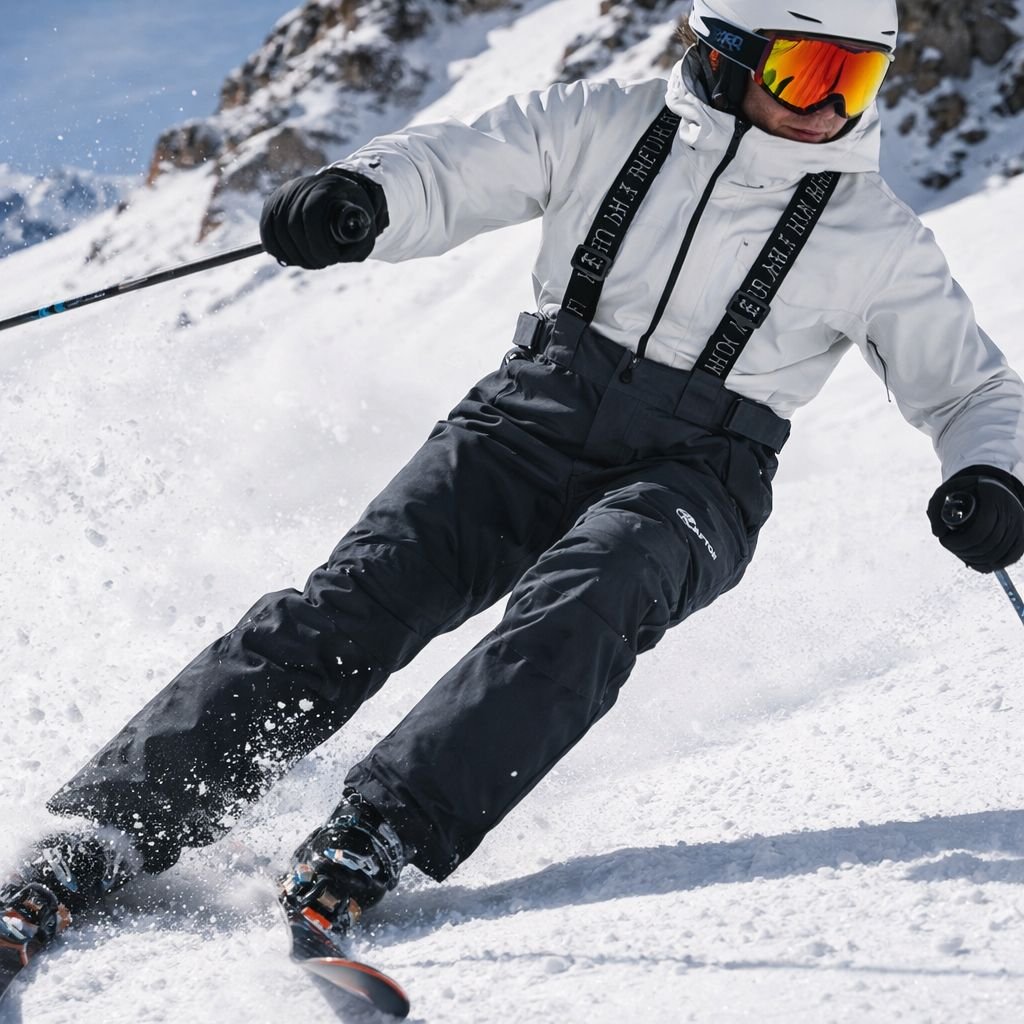 1002675544 A. Men’s Insulated Snow Overalls