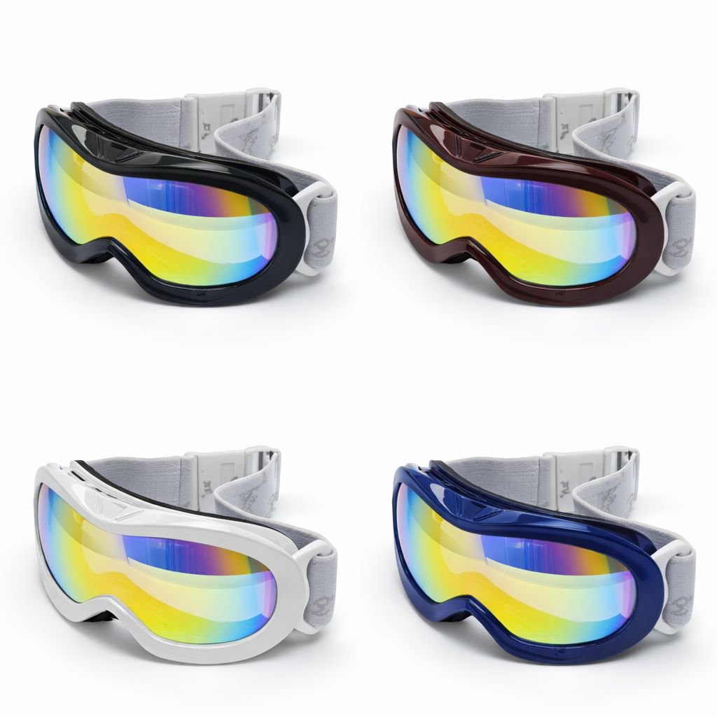 1002696191 S. Snow Mask Goggles: Medium Size Galaxy- Kids & Teenagers