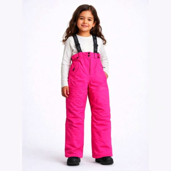 A. Kids Snow Overall: Pink