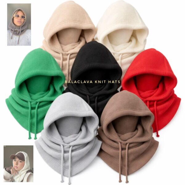 A A. Balaclava knit hats