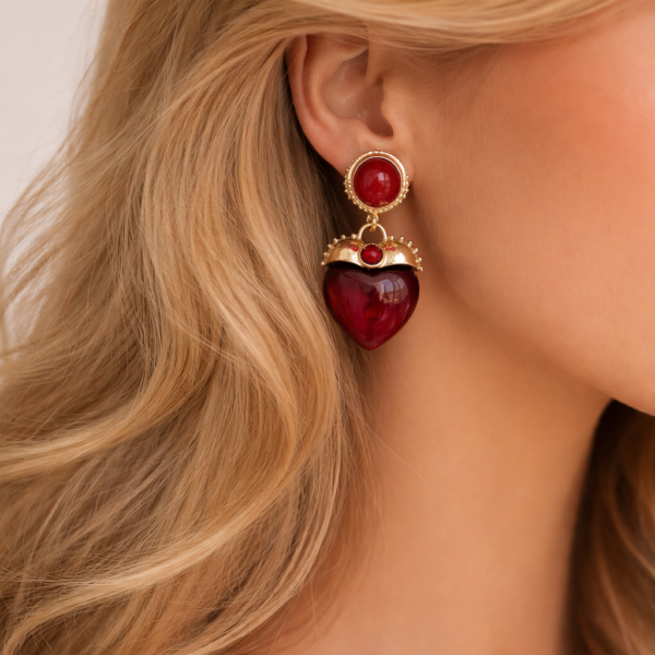 A. Amour Rouge Earrings
