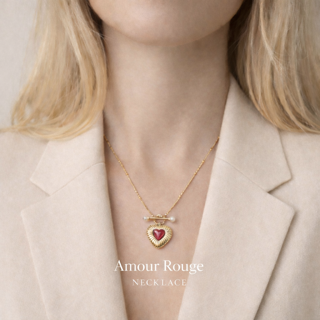 1002796406 A A. Amour Rouge Necklace