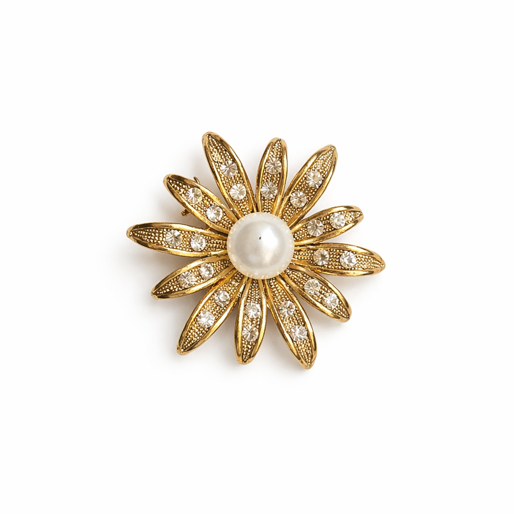 1002833765 z. Pearl Orchid Broche