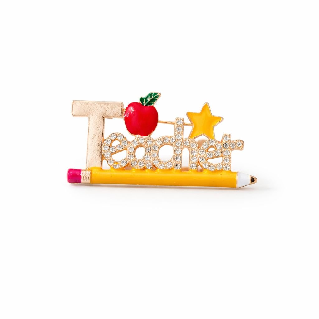 1002843170 Teacher's Broche: Golden Teacher