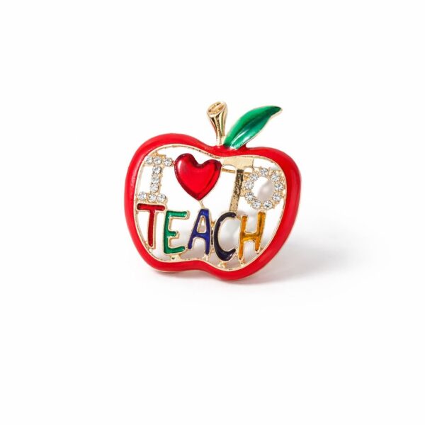 Teacher's Broche: I love to Teach