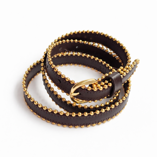 A. Rock Chic Belt: Dark Brown