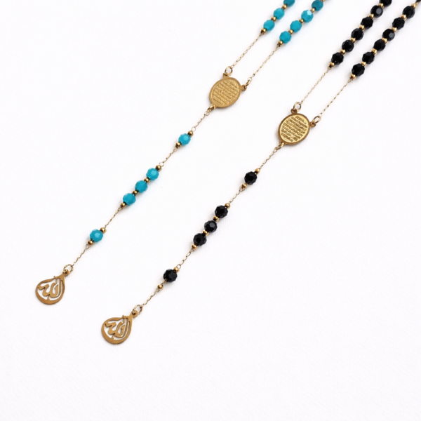 A . Rosary Necklaces: Crystals