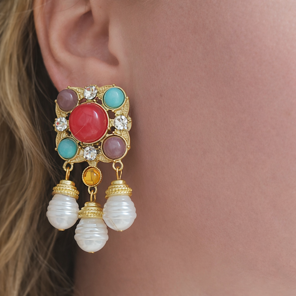 1002976821 A A. Royal Mosaic Pearl Drops