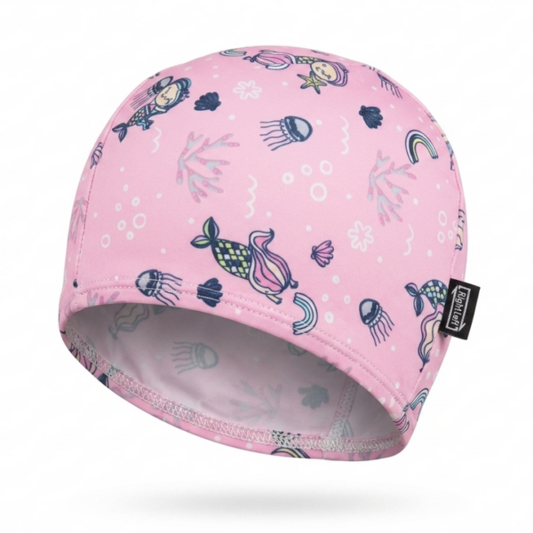 Swimming Cap: Pink Mermaid