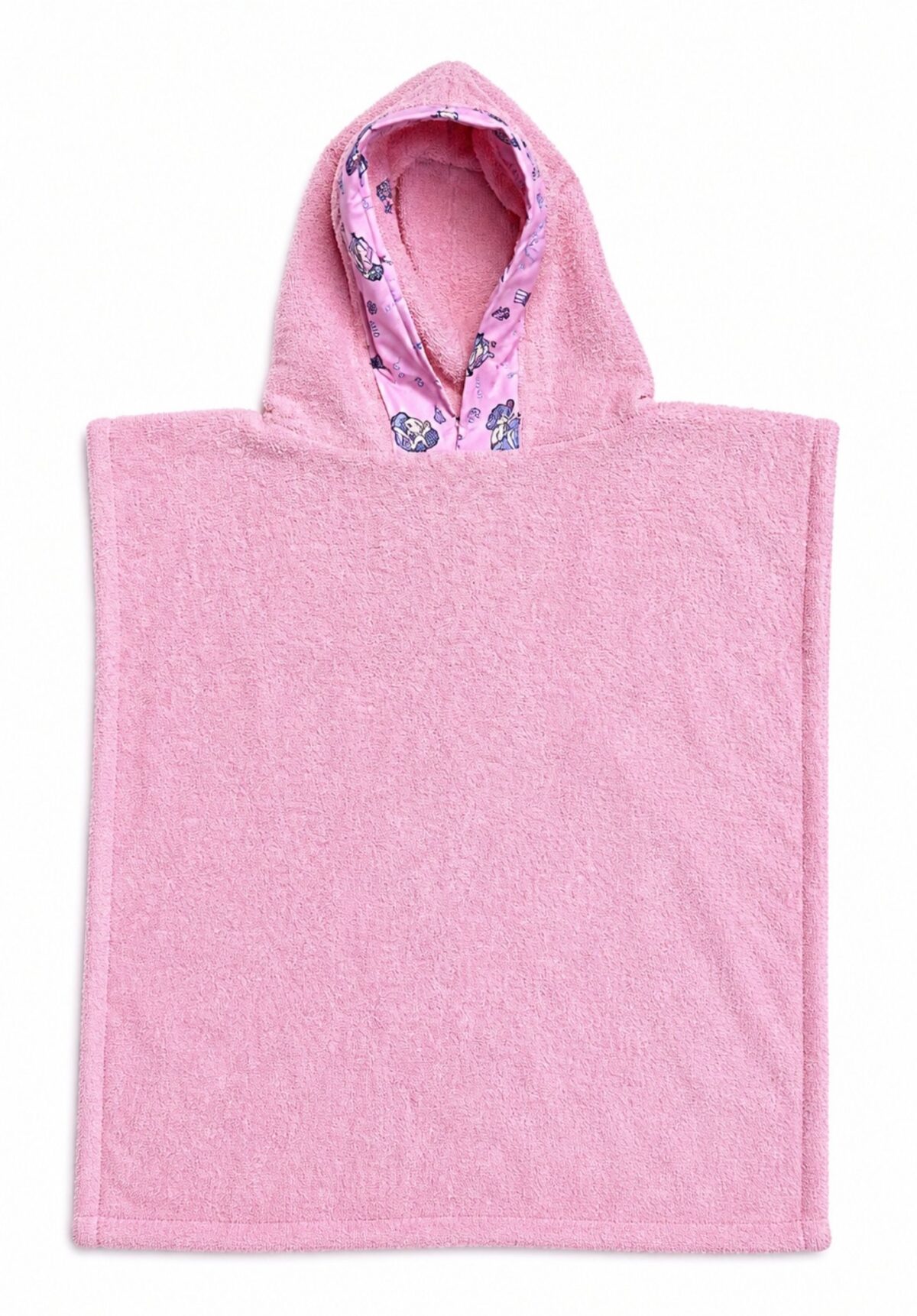 1003156021 A. PONCHO Towel: Pink Mermaid