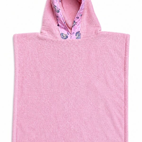 A. PONCHO Towel: Pink Mermaid