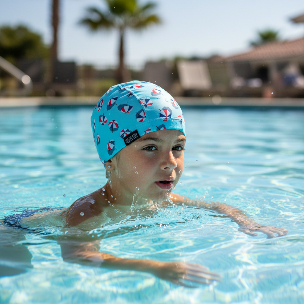 1003161672 Swimming cap: Parasol