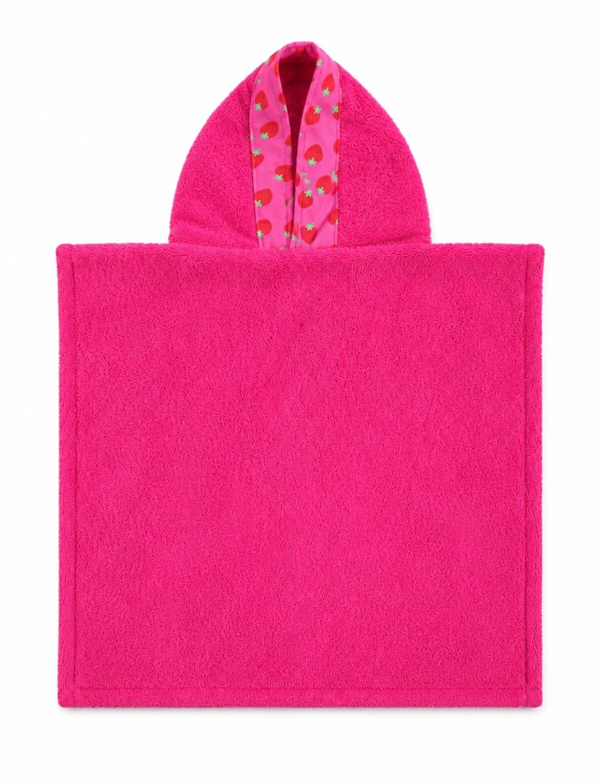 1003171701 A. Poncho towel: Strawberries