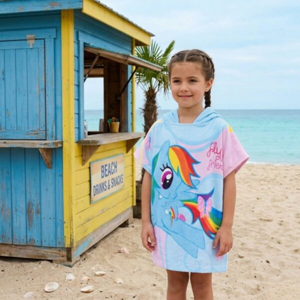 Poncho Towel: Flying Unicorn