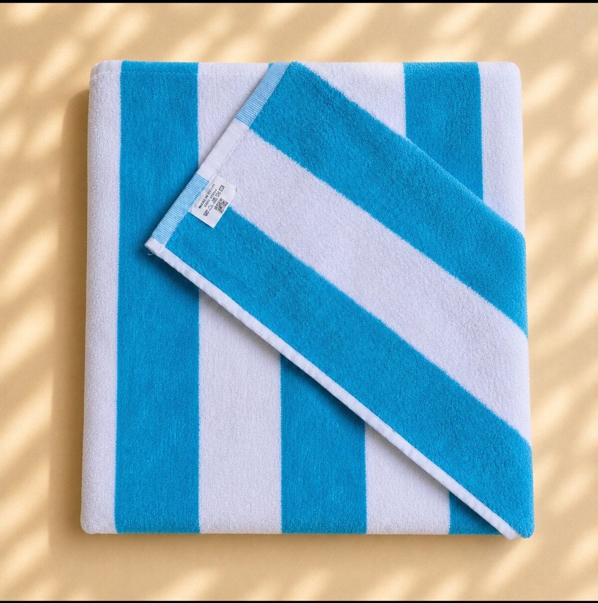 A. Retro Stripped towel: Turquoise