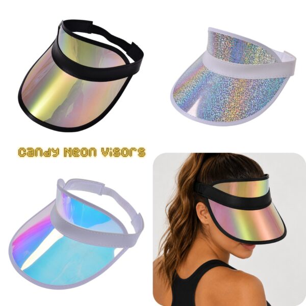 A A. Visors: Candy Neon
