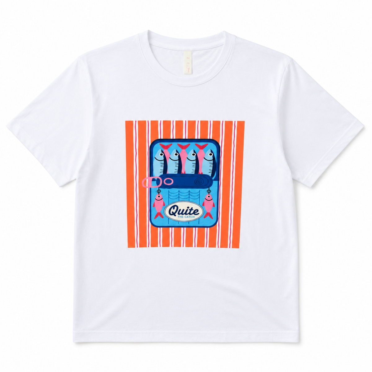 1003504262 A A. T - Shirt: Sardines quite the catch