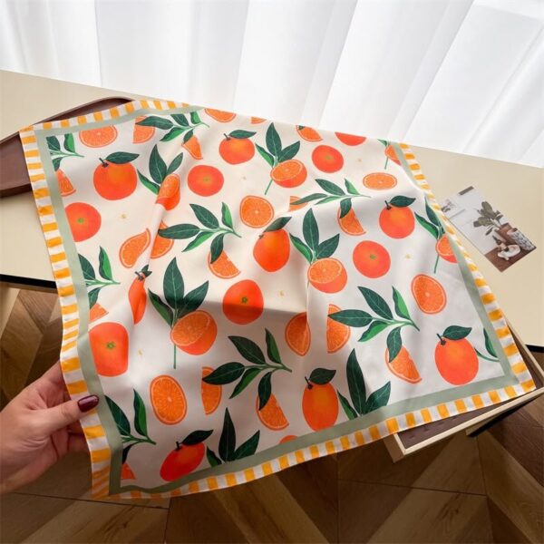 A A. Square scarf: Clémentine