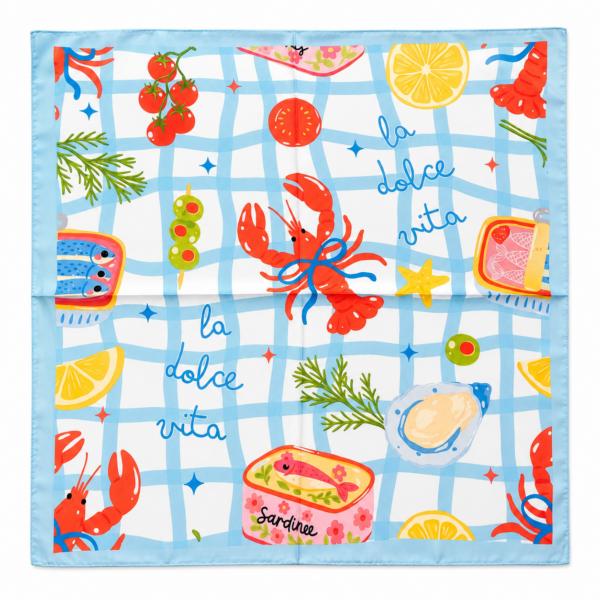 Square Scarf: La dolce Vita