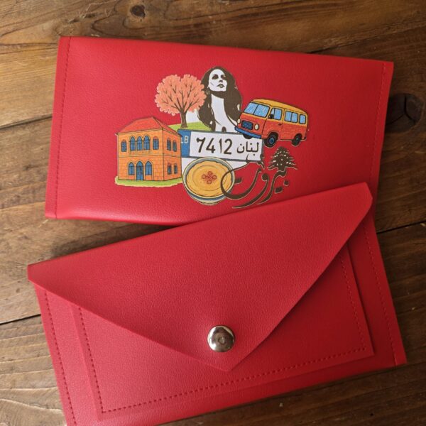 3al Lebnene Wallets: Fayrouz (red)