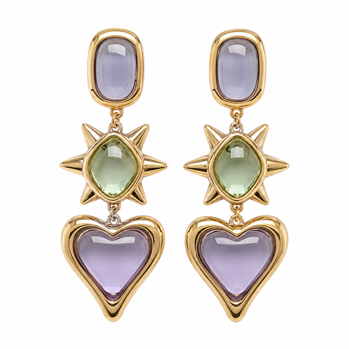 1003617158 A A . Whimsy statement Earrings