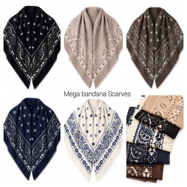 A A. BANDANA MEGA SCARVES