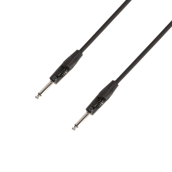 Adam Hall Cables 4 STAR IPP 0300 - Instrument Cable, Rean® Jack TS 6.3 mm Jack Mono to 6.3 mm Jack Mono, 3 m