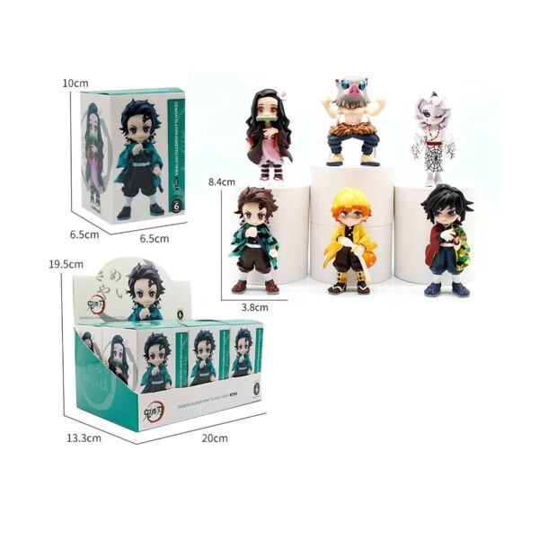 Demon Slayer Figure Set 6pc Collection